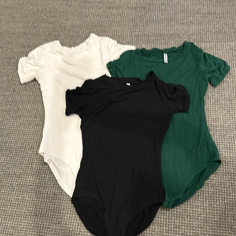 3x cotton body suits